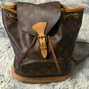 Luxury Brown Monogram Backpack